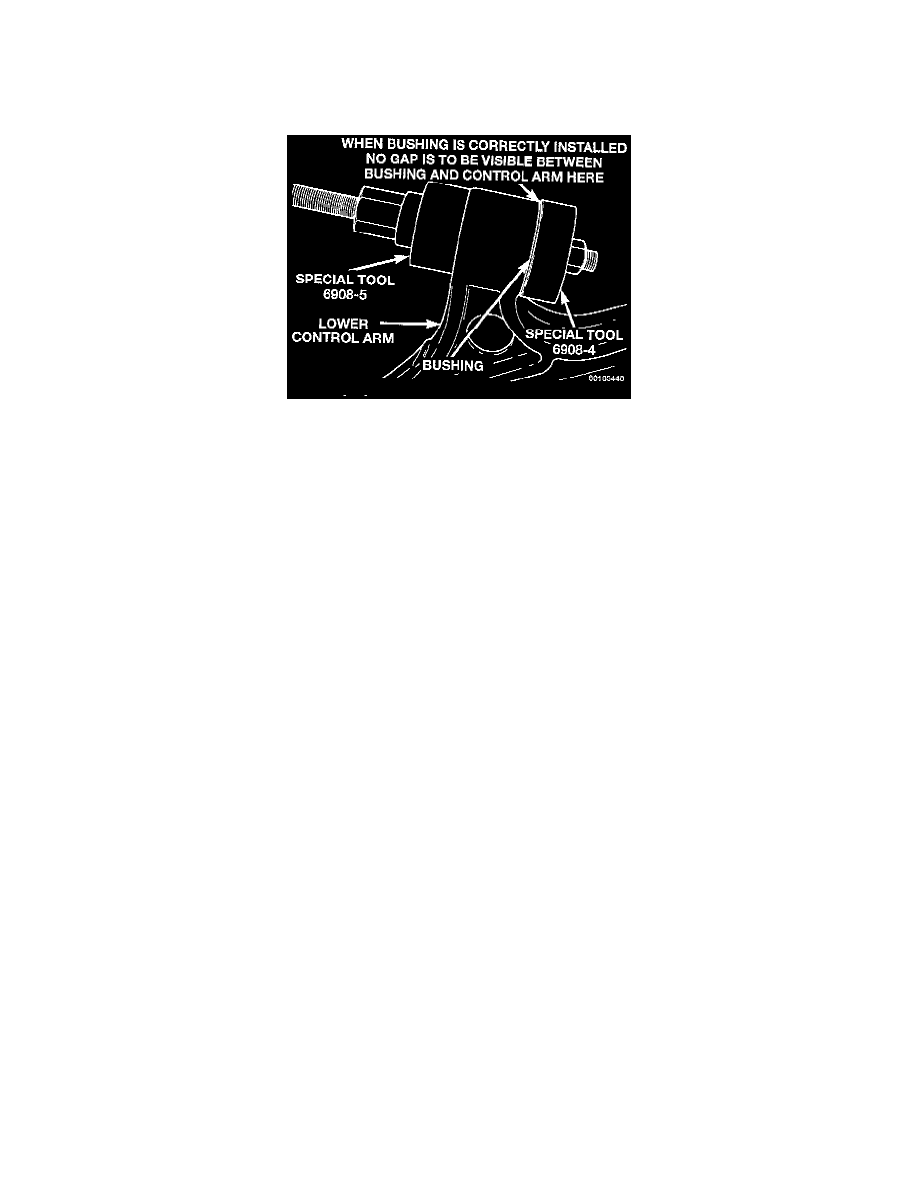 Steering and Suspension > Suspension > Control Arm > Control Arm Bushing >  Component Information > Service and Repair > Front > Page 6755