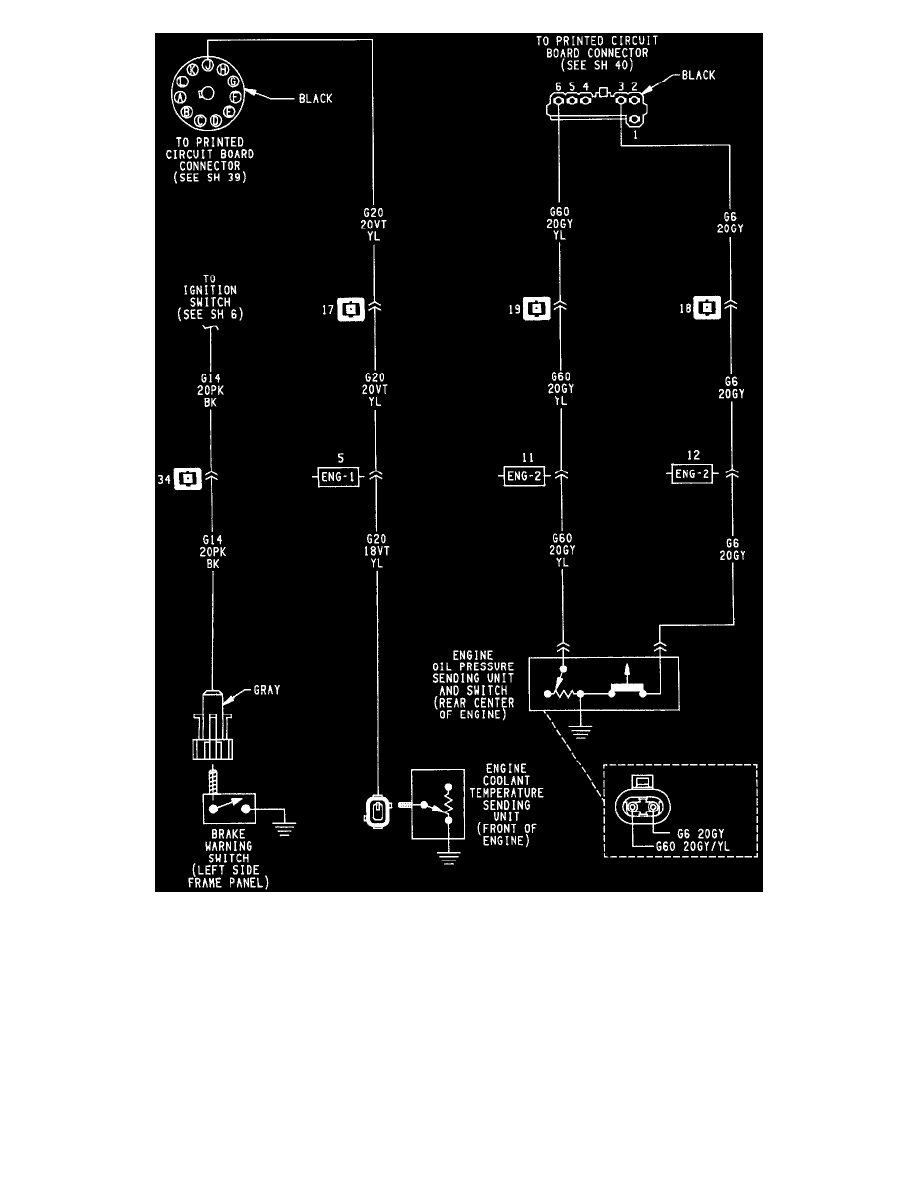 Engine, Cooling and Exhaust > Cooling System > Engine - Coolant Temperature Sensor/Switch > Temperature Sensor (Gauge) > Component Information > Diagrams > ...