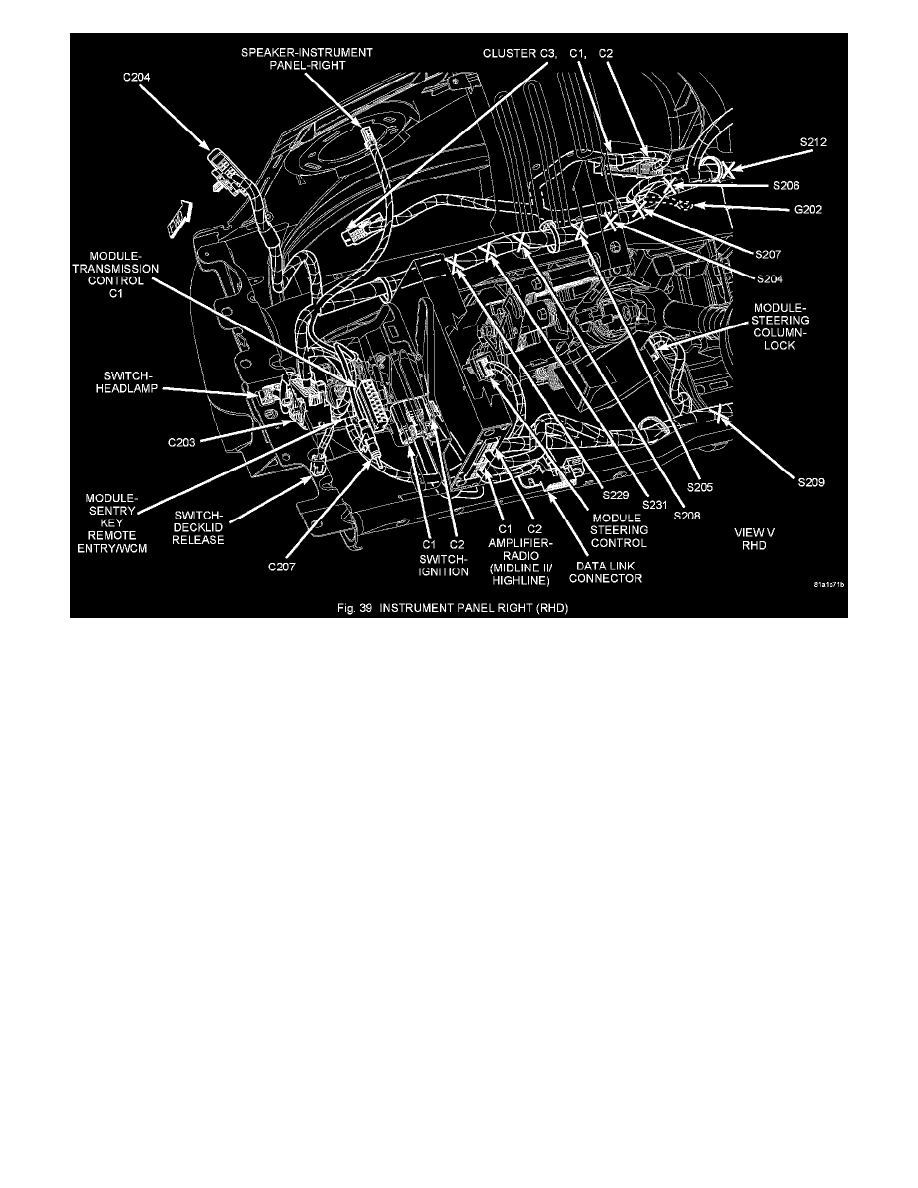 Dodge Service and Repair Manuals > Charger V62.7L VIN T (2007