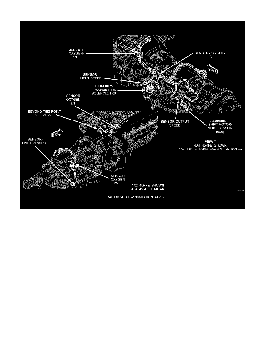 Dodge Service and Repair Manuals > Dakota 4WD V84.7L (2009