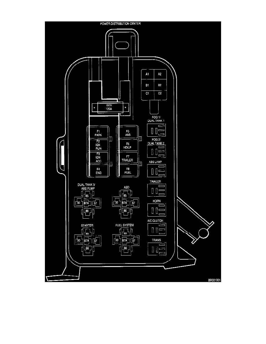 Dodge Service and Repair Manuals > RAM 1500 Truck 4WD V85.2L