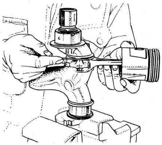 Checking crankshaft land-to-connecting rod shoulder clearance