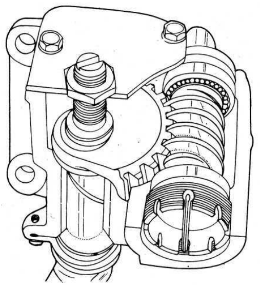 Steering box cutaway