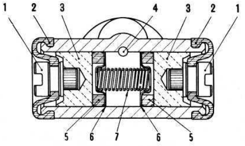 Wheel cylinder section