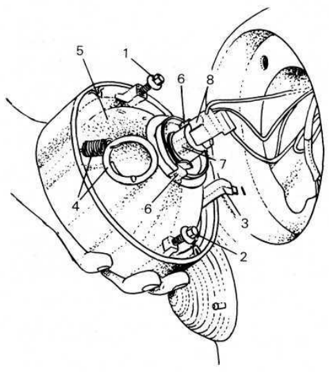 Headlamp removal