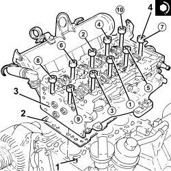 ENGINE - DISMANTLE AND REASSEMBLE FOLLOWING OPERATION 1004E10 - WASH AND CHECK DISMANTLED PARTS - REFIT CYLINDER HEAD AND OIL SUMP - DOES NOT INCLUDE REPAIRS TO CYLINDER HEAD AND AUXILIARY UNIT