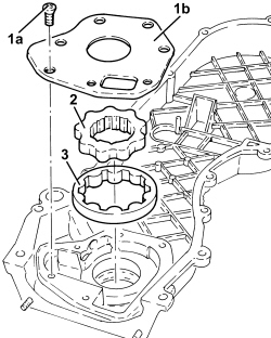 ENGINE OIL PUMP, REMOVED - CHECK AT BENCH