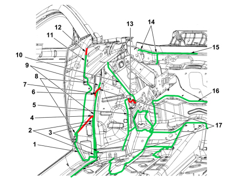 SEALANT APPLICATION DIAGRAMS