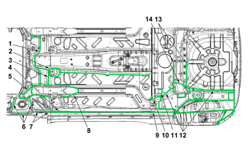 SEALANT APPLICATION DIAGRAMS