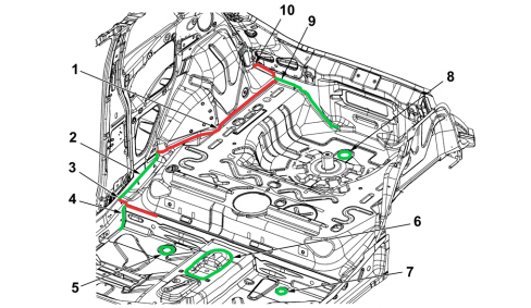 SEALANT APPLICATION DIAGRAMS