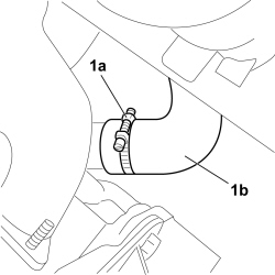 RADIATOR COOLANT OUTLET HOSE - R.R.