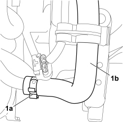 WATER PUMP RIGID COOLANT INLET PIPE - R.R.