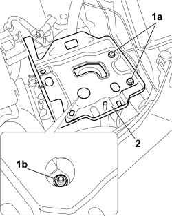 BATTERY SUPPORT/DRIP TRAY - R.R