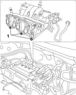 INLET MANIFOLD - R + R AND REPLACE SEAL