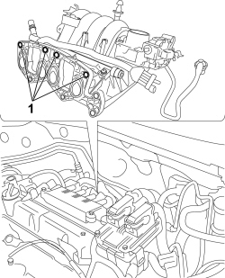 INLET MANIFOLD - R + R AND REPLACE SEAL