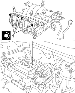 INLET MANIFOLD - R + R AND REPLACE SEAL