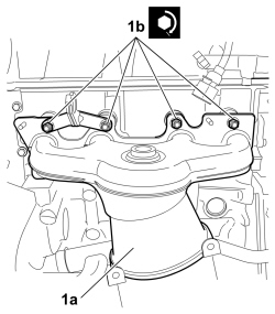 EXHAUST MANIFOLD WITH CATALYTIC CONVERTER - R.R.