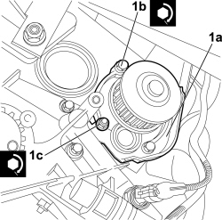 WATER PUMP - R + R WITH TIMING BELT(S) REMOVED