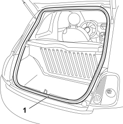 TAILGATE COMPARTMENT SEAL - R+R