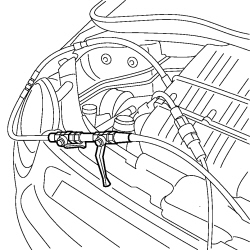 FUEL SYSTEM SUPPLY PRESSURE CHECK