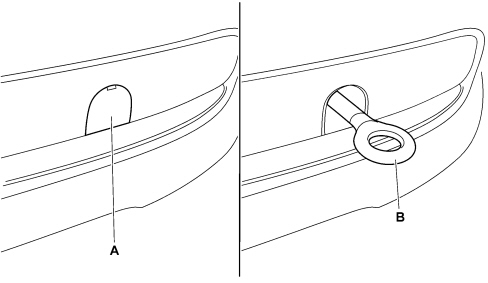 VEHICLE TOWING POINTS