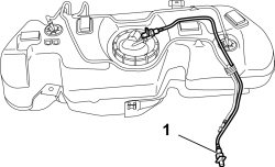 REAR FUEL DELIVERY LINE - R.R