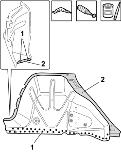 R.R. REAR INNER WHEEL ARCH