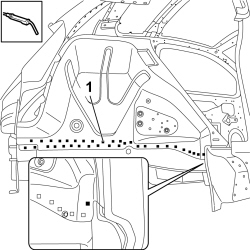 R.R. REAR INNER WHEEL ARCH