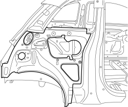 R.R. REAR WING FRAME