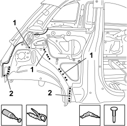 R.R. REAR WING FRAME