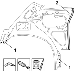 R.R. REAR WING FRAME