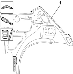 R.R. REAR WING FRAME