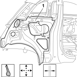 R.R. REAR WING FRAME