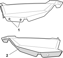 R.R. REAR WING LOWER FRAME