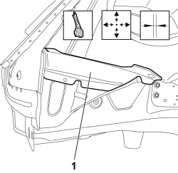 R.R. REAR WING LOWER FRAME