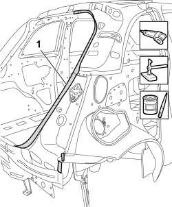 R.R. REAR LIGHT CLUSTER HOUSING