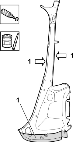 R.R. REAR LIGHT CLUSTER HOUSING