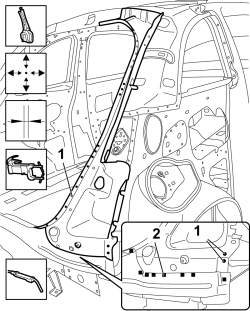R.R. REAR LIGHT CLUSTER HOUSING