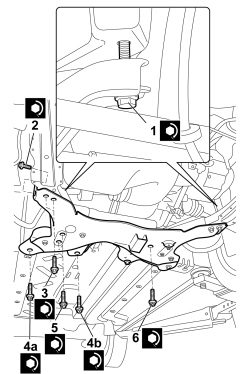 FRONT SUSPENSION CROSSMEMBER - R.R