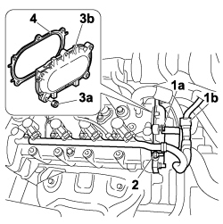 OVERHEAD CAMSHAFT REAR COVER - R + R AND REPLACE SEALS