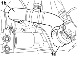 RADIATOR COOLANT OUTLET HOSE - R.R.