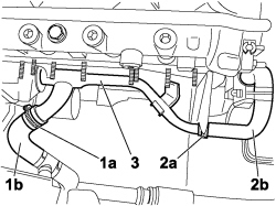 WATER PUMP RIGID COOLANT INLET PIPE - R.R.