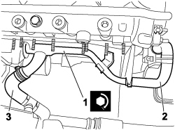 WATER PUMP RIGID COOLANT INLET PIPE - R.R.