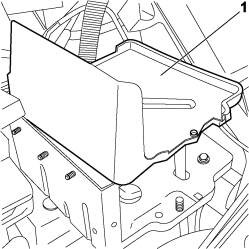 BATTERY SUPPORT/DRIP TRAY - R.R