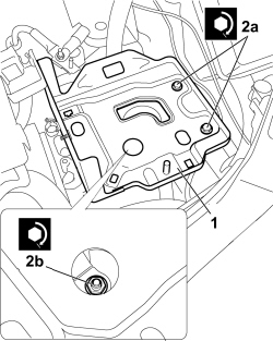 BATTERY SUPPORT/DRIP TRAY - R.R