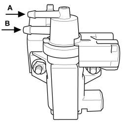 TURBOCHARGING PRESSURE SOLENOID (PIERBURG) VALVE OPERATION CHECK