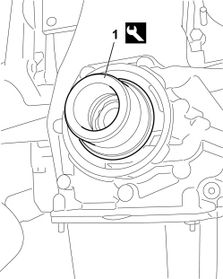 TIMING COVER OIL SEAL - REPLACE
