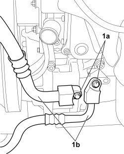 WATER PUMP - R + R WITH TIMING BELT(S) REMOVED
