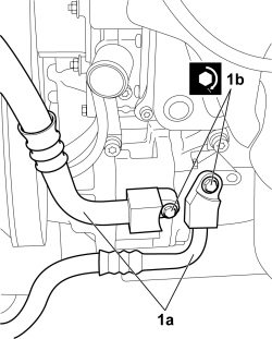 WATER PUMP - R + R WITH TIMING BELT(S) REMOVED