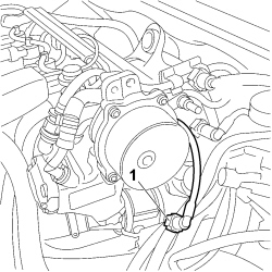 DEGASSING PIPE FROM THERMOSTAT TO ENGINE COOLANT RESERVOIR - R.R